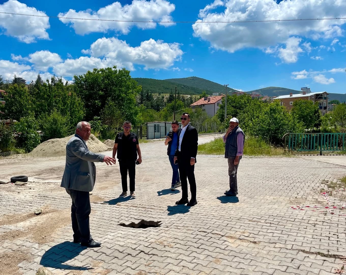 Kaymakam Aslan Dolu Felaketinin İzlerini Yerinde İnceledi